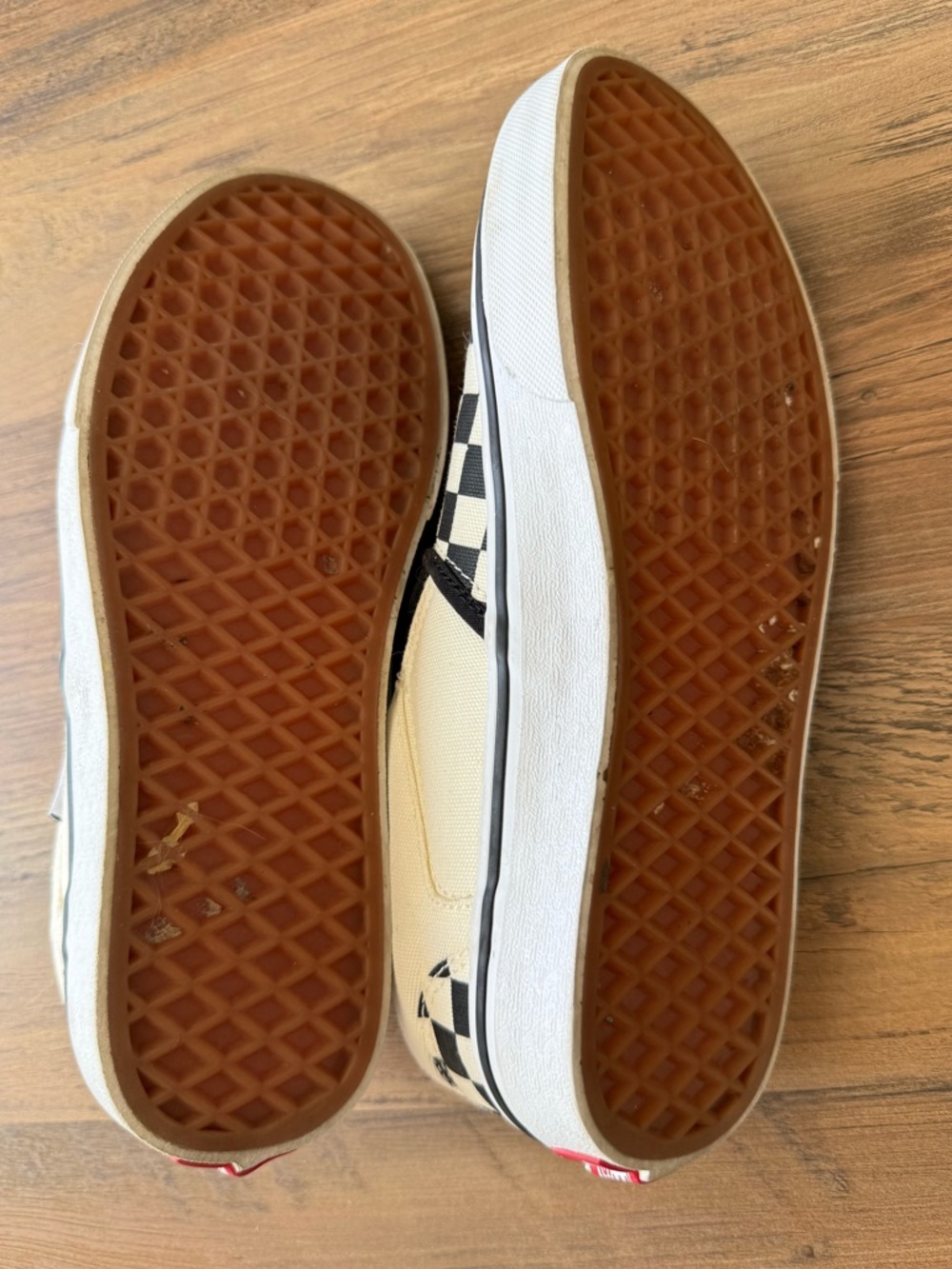 Vans Slip-On Checkerboard Sneakers - Black & White - Picture 6 of 7